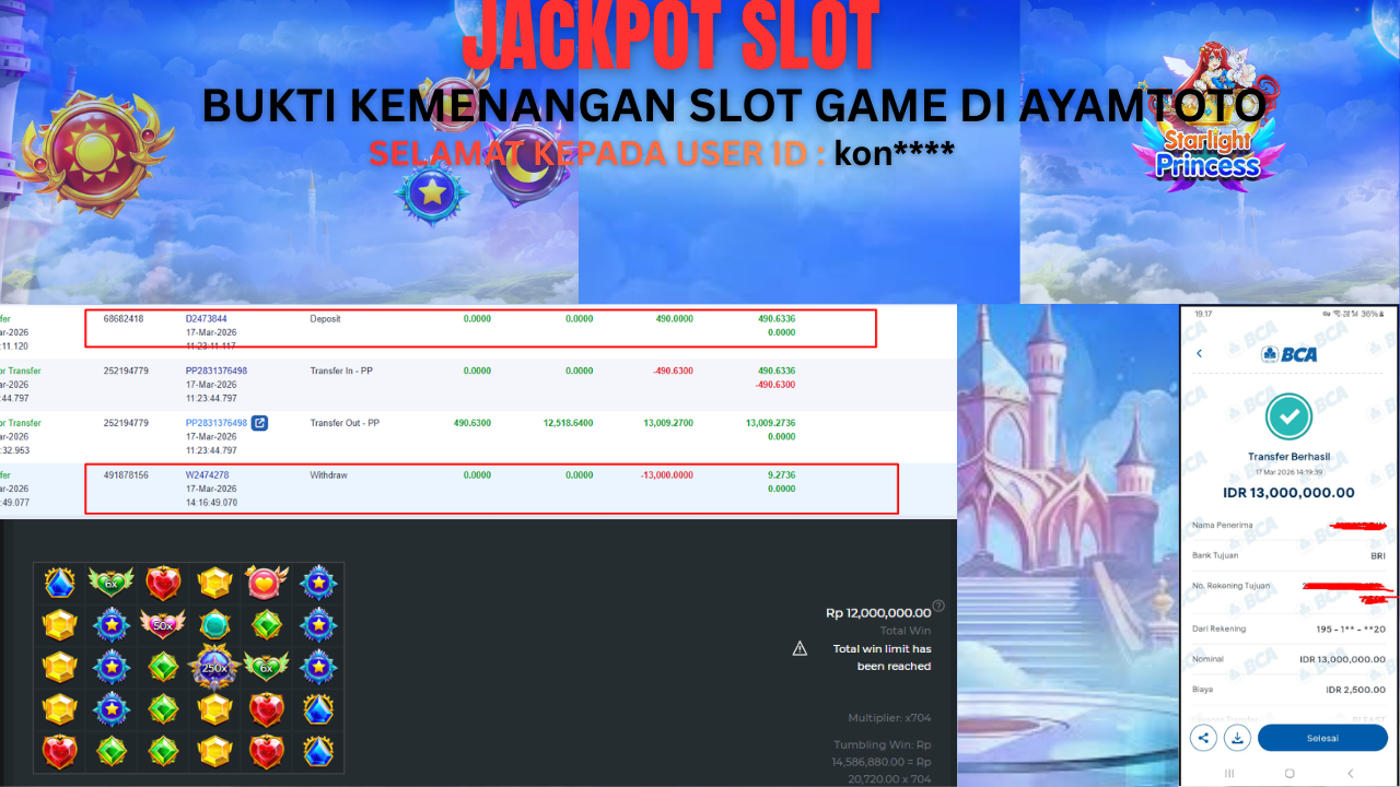 BUKTI JACKPOT PLAYER AYAMTOTO