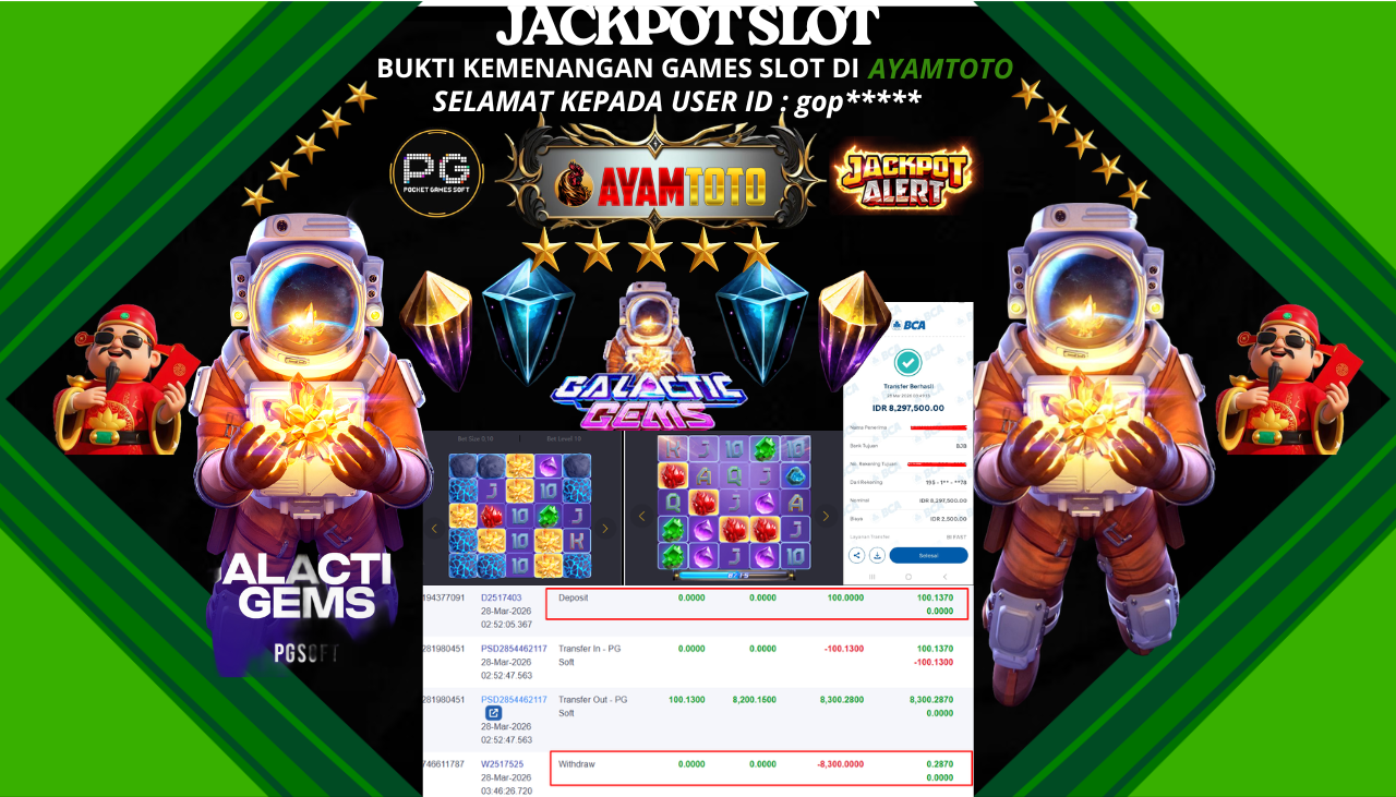 BUKTI JACKPOT PLAYER AYAMTOTO