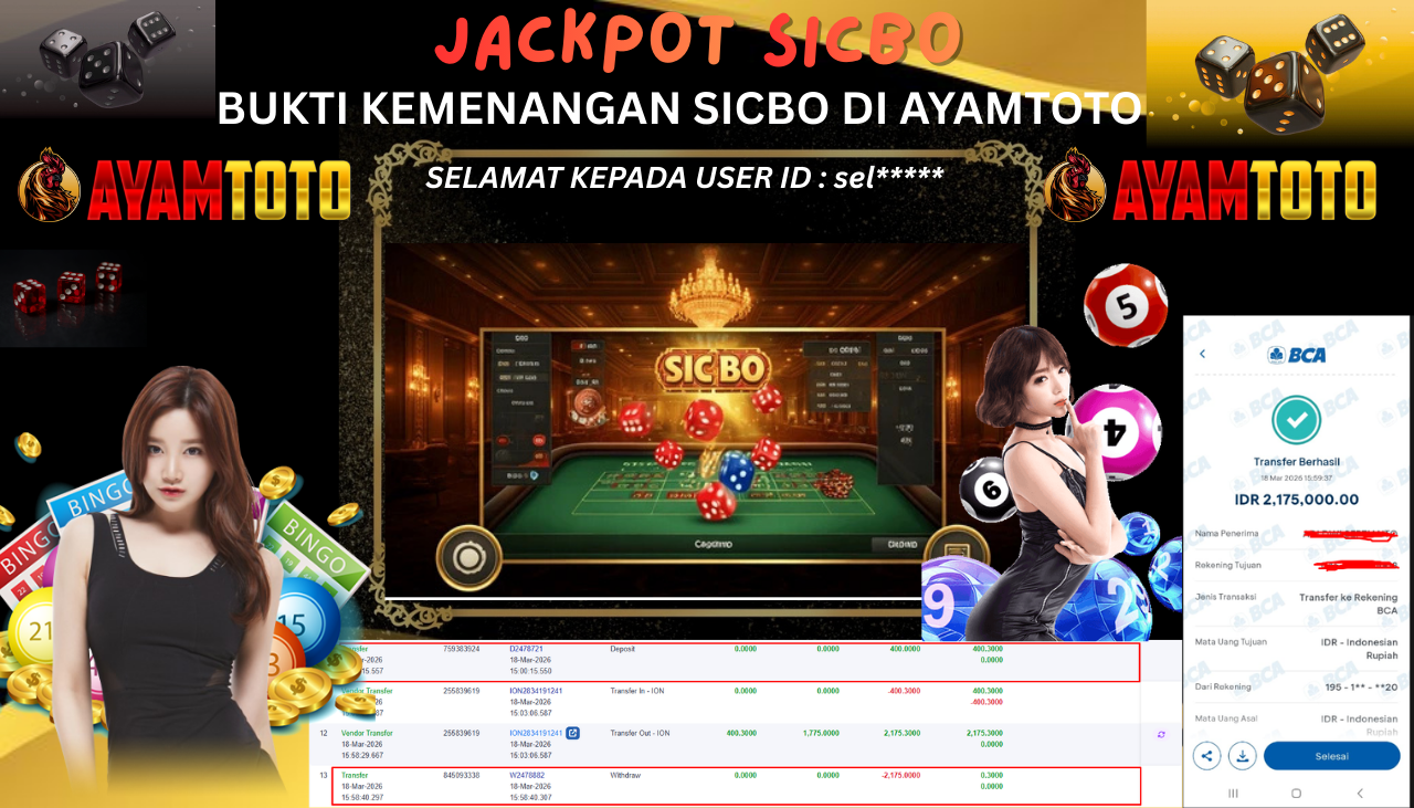 BUKTI JACKPOT PLAYER AYAMTOTO