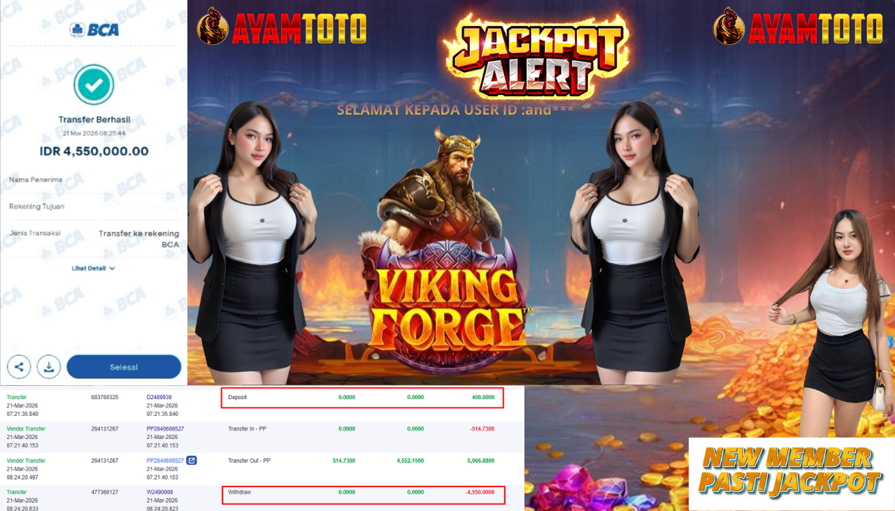 BUKTI JACKPOT PLAYER AYAMTOTO