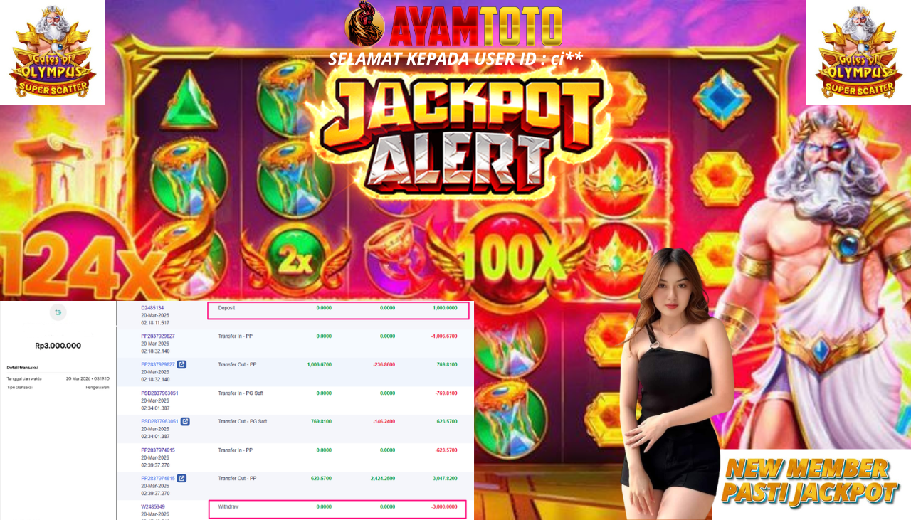 BUKTI JACKPOT PLAYER AYAMTOTO