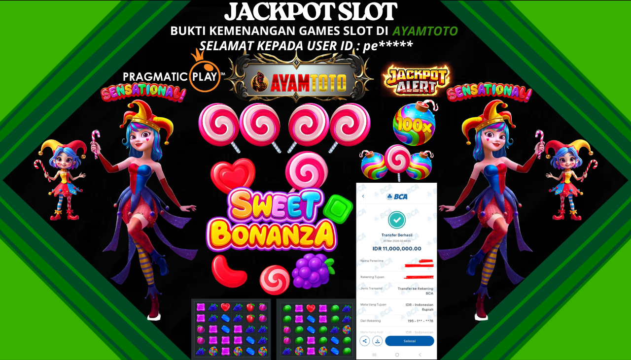 BUKTI JACKPOT PLAYER AYAMTOTO