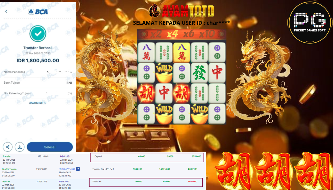 BUKTI JACKPOT PLAYER AYAMTOTO