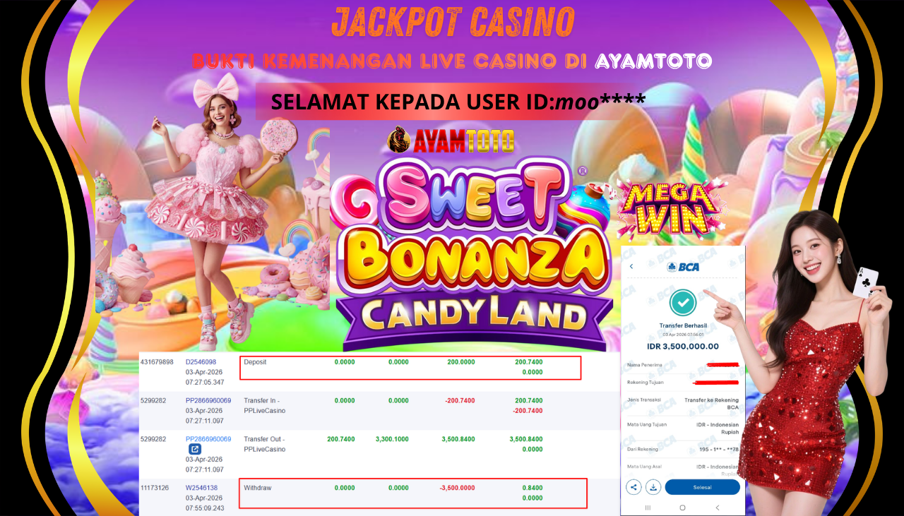 BUKTI JACKPOT PLAYER AYAMTOTO